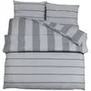 vidaXL Ensemble de housse de couette Gris 135x200 cm Coton