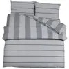 vidaXL Ensemble de housse de couette Gris 140x200 cm Coton
