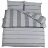 vidaXL Ensemble de housse de couette Gris 260x240 cm Coton