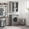 vidaXL Armoire murale gris béton 69,5x34x90 cm