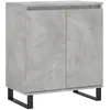 vidaXL Buffet Gris béton 60x35x70 cm Bois d'ingénierie