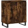 vidaXL Buffet Chêne fumé 60x35x70 cm Bois d'ingénierie