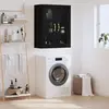 vidaXL Armoire murale noir 69,5x34x90 cm