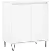 vidaXL Buffet Blanc 60x35x70 cm Bois d'ingénierie