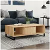vidaXL Table basse chêne sonoma 104x60x35 cm bois d'ingénierie