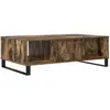 vidaXL Table basse chêne fumé 104x60x35 cm bois d'ingénierie