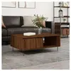 vidaXL Table basse chêne marron 90x60x35 cm bois d'ingénierie