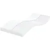 vidaXL Matelas en mousse blanc 80x200 cm 7 zones dureté 20 ILD