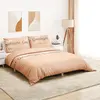 vidaXL Ensemble de housse de couette rose 260x220 cm Coton