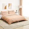 vidaXL Ensemble de housse de couette rose 135x200 cm Coton