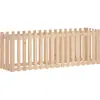 vidaXL Lit surélevé de jardin design de clôture 200x50x70cm pin massif