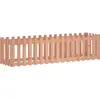 vidaXL Lit surélevé de jardin design de clôture bois douglas massif