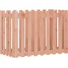 vidaXL Lit surélevé de jardin design de clôture bois douglas massif