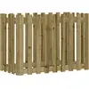 vidaXL Lit surélevé de jardin design de clôture bois de pin imprégné