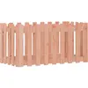 vidaXL Lit surélevé de jardin design de clôture bois douglas massif