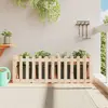 vidaXL Lit surélevé de jardin design de clôture 150x50x50cm pin massif