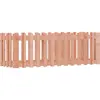 vidaXL Lit surélevé de jardin design de clôture bois douglas massif