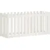 vidaXL Lit surélevé de jardin design de clôture 150x50x70cm pin massif