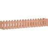 vidaXL Lit surélevé de jardin design de clôture bois douglas massif