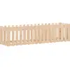 vidaXL Lit surélevé de jardin design de clôture 200x50x50cm pin massif