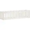 vidaXL Lit surélevé de jardin design de clôture 200x50x50cm pin massif