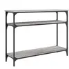 vidaXL Table console sonoma gris 100x29x75 cm bois d'ingénierie