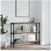 vidaXL Table console sonoma gris 100x22,5x75 cm bois d'ingénierie