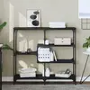 vidaXL Table console noir 103x32x95 cm bois d'ingénierie