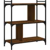 vidaXL Bibliothèque 3 niveaux chêne brun 76x32x88 cm bois d'ingénierie