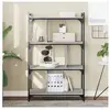 vidaXL Bibliothèque à 4 niveaux sonoma gris 76x32x123 cm
