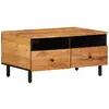 vidaXL Table basse 80x54x40 cm bois massif d'acacia