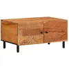 vidaXL Table basse 80x50x40 cm bois massif d'acacia