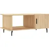 vidaXL Table basse chêne sonoma 90x50x40 cm bois d'ingénierie