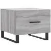 vidaXL Table basse Sonoma gris 50x50x40 cm Bois d'ingénierie