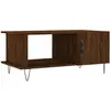 vidaXL Table basse chêne marron 90x50x40 cm bois d'ingénierie