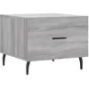 vidaXL Table basse Sonoma gris 50x50x40 cm Bois d'ingénierie