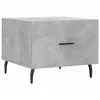 vidaXL Tables basses 2 pcs gris béton 50x50x40 cm bois d'ingénierie