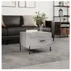 vidaXL Table basse Sonoma gris 50x50x40 cm Bois d'ingénierie