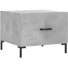 vidaXL Table basse gris béton 50x50x40 cm bois d'ingénierie