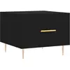 vidaXL Table basse Noir 50x50x40 cm Bois d'ingénierie
