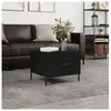 vidaXL Table basse Noir 50x50x40 cm Bois d'ingénierie