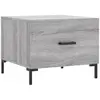 vidaXL Tables basses 2 pcs sonoma gris 50x50x40 cm bois d'ingénierie