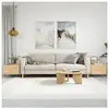 vidaXL Tables basses 2 pcs chêne sonoma 50x50x40 cm bois d'ingénierie