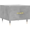 vidaXL Tables basses 2 pcs gris béton 50x50x40 cm bois d'ingénierie