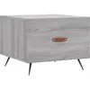 vidaXL Tables basses 2 pcs sonoma gris 50x50x40 cm bois d'ingénierie