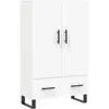 vidaXL Buffet haut blanc 69,5x31x115 cm bois d'ingénierie