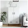vidaXL Buffet haut blanc 69,5x31x115 cm bois d'ingénierie