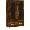 vidaXL Buffet haut chêne fumé 69,5x31x115 cm bois d'ingénierie