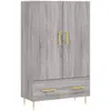 vidaXL Buffet haut sonoma gris 69,5x31x115 cm bois d'ingénierie