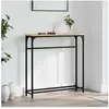 vidaXL Table console chêne sonoma 75x19,5x75 cm bois d'ingénierie
